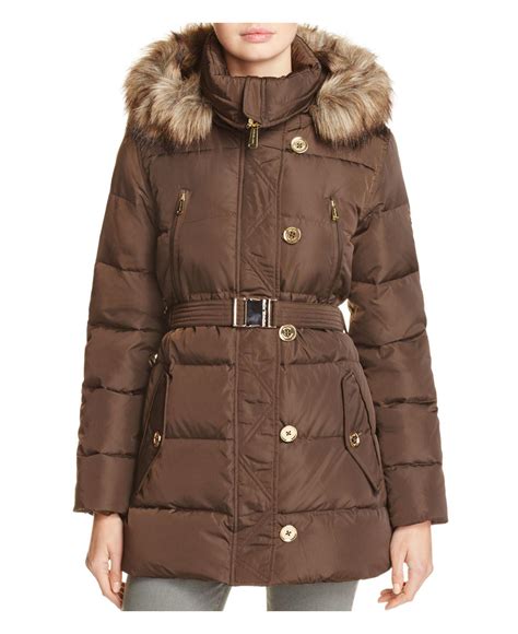 michael kors puffer coat large|Michael Kors winter puffer coat.